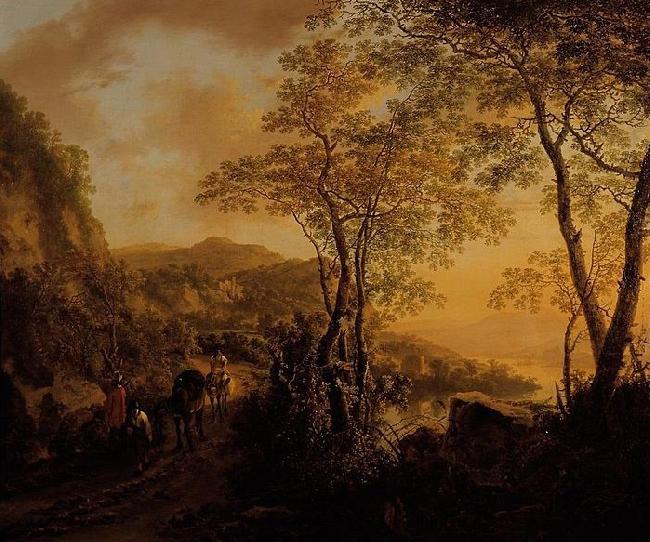 Jan Both Italian landscape. oil painting image